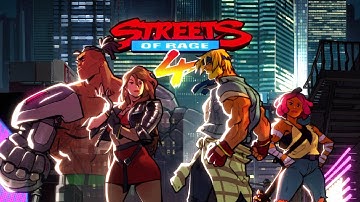 Streets Of Rage 4 - All hidden Retro levels