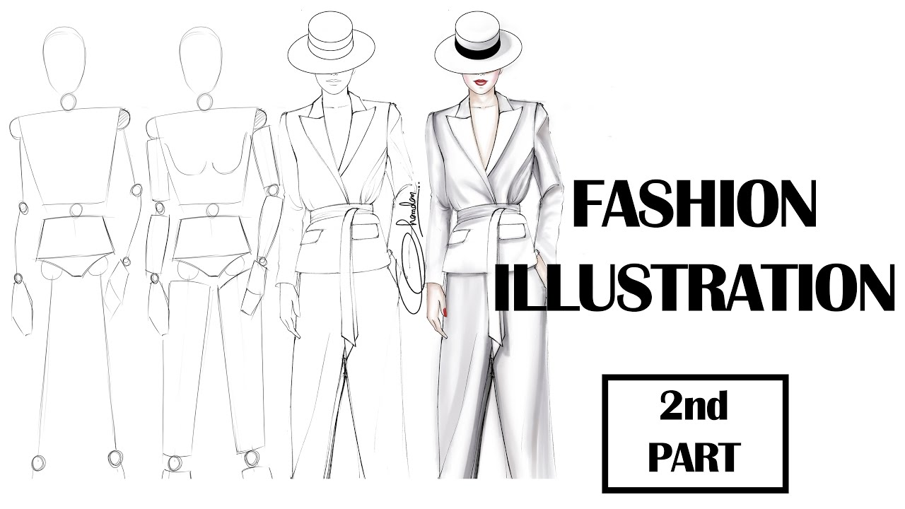 Learn Fashion Illustration Step by Step | Part - 2 - YouTube