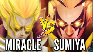 EPIC INVOKER BATTLE OF HISTORY - Miracle- vs SumiYa Dota 2