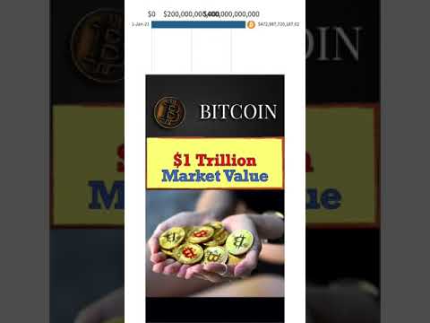 Bitcoin Hits $1 Trillion Market Value