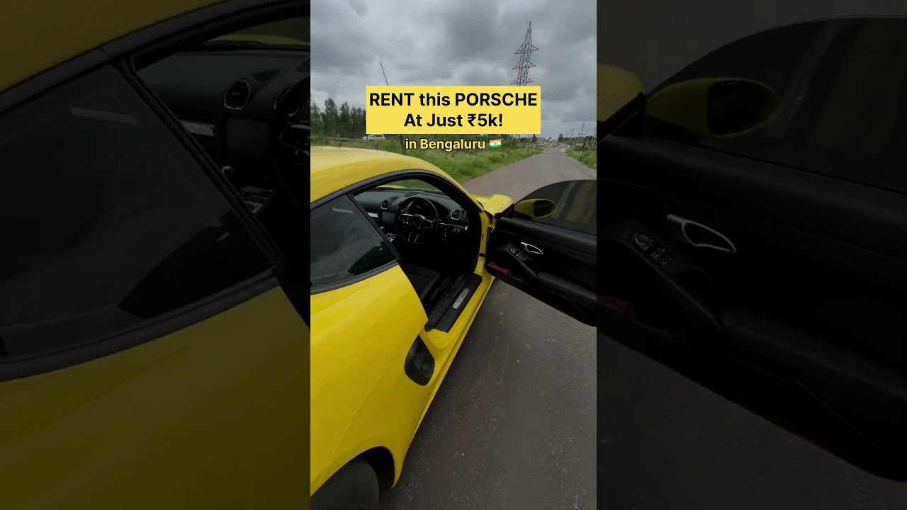 Rent a Porsche for a joyride at just 5k! 