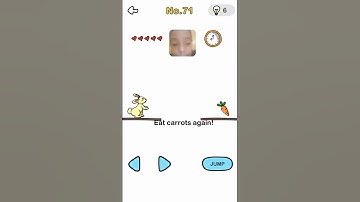 Brain Out Level 71 Walkthrough Answer Eat Carrots Again