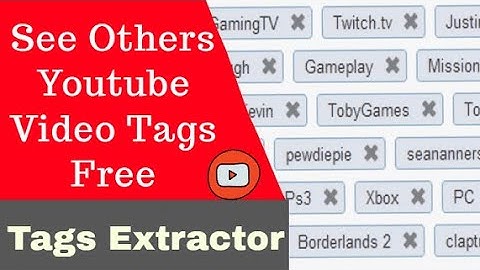 YouTube Tag Extractor | Copy any YouTube video Tags