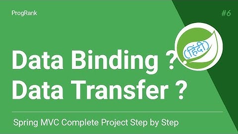 Spring MVC Project Series [Hindi] | Spring MVC Data Binding | Model  Interface | #06