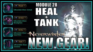 NEW Ultraviolet HEALER   TANK Gear Tested! (any good?) Regeneration Boots Stacking? - Neverwinter