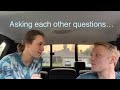 Asking each other questions about…….