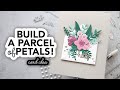 Make an envelope card that is bursting with florals and greenery!