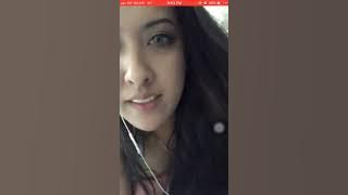 Nisha[BIGO-LiVE] nampak bra bunga-bunga