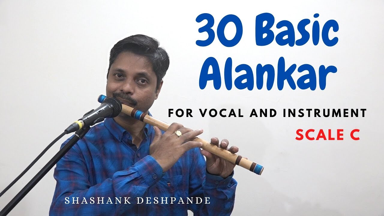 Shashank Deshpande 30 Basic Alankar On Flute ३० बेसिक अलंकार YouTube