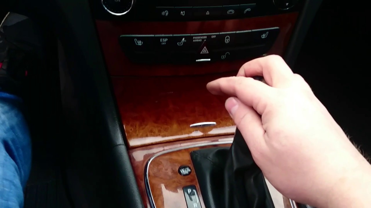 Awaryjne Odblokowanie Skrzyni Mercedes W211 - Youtube