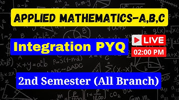 Integration PYQ for Bihar Polytechnic 2nd Semester (Applied Mathematics A,B,C)