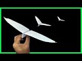 Как сделать бумажный самолетик бумеранг, который возвращается 52 origami paper airplane