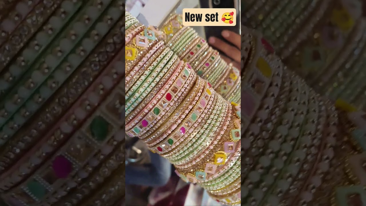 New bangle set 💥 party wear bangle ❣️ trending bangles 💥 light green bangle set 💥