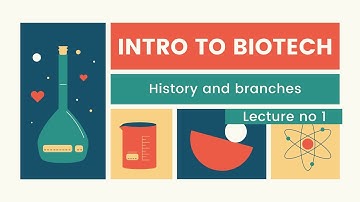 Lecture 1 | Introduction to Biotechnology | History, Branches, Applications, and Future of biotech.
