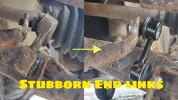 EASY - Removing rusted end links or seized nuts (stabilizer end links)