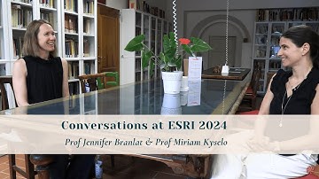 Conversations at ESRI 2024: Prof Jennifer Branlat & Prof Miriam Kyselo