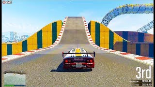 GTA 5 - Stunts Race "Stunt Vespucci" Impossible Stunts Car Game Pc GamePlay #6 screenshot 3