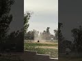 More video of Shalimar’s Maintenance Worker and his mechanical dust particulates