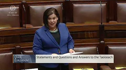Deputy Mary Lou McDonald - speech from 21 May 2020