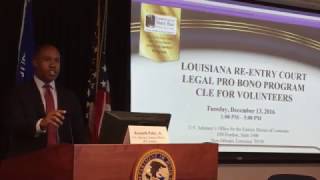 LSBA Re Entry Court CLE for Volunteers