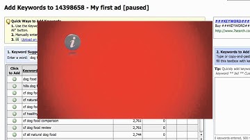 Adding Keywords - 7search.com