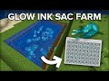 Minecraft Easy Glow Squid Farm - 700 Glow Ink Sac Per Hour