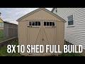 8X10 Full Shed Build Long