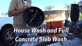 Full Concrete Slab Wash  2 Story House Wash  Bin Cleaning  MAIL CALL