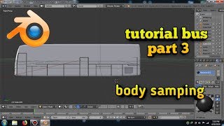 Tutorial bus blender 3D | Body samping