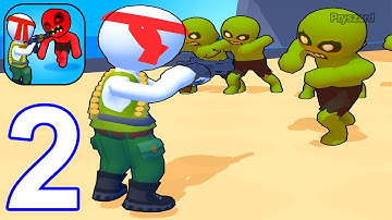 Zombie Defense! - Gameplay Walkthrough Part 2 Zombie War Army Base Defense New Update (iOS, Android)