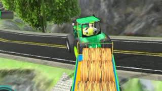 Car games Impossible Android Part #2 gameplay Off-Road Hill Tractor Cargo Game #Shorts screenshot 5