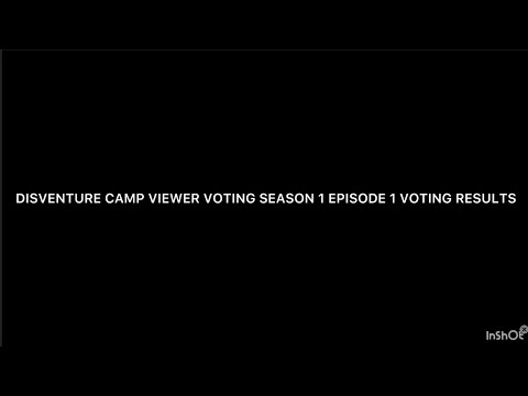 DISVENTURE CAMP VIEWER VOTING SEASON 1 EPISODE 1 VOTING RESULTS