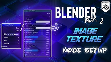 Texture Image setup blender node part-2 | Deepak Graphics