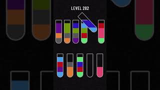 Water sort puzzle game Level 282
