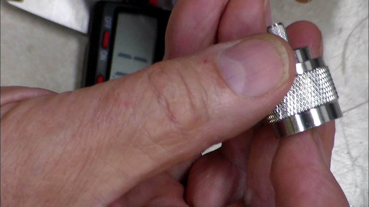 N Type Coax Connector Installation YouTube
