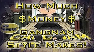 How Much Money Does Gangnam Style Make (PSY)!