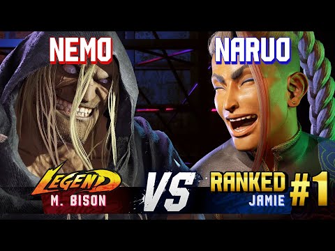 SF6 ▰ NEMO (M.Bison) vs NARUO (#1 Ranked Jamie) ▰ High Level Gameplay