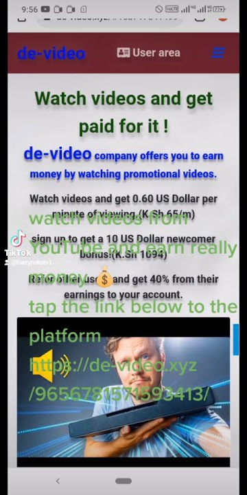 WATCH VIDEOS YOUTUBE  EARN REALLY MONEY tap the link below 👇 https://de-video.xyz/9656781571593413/
