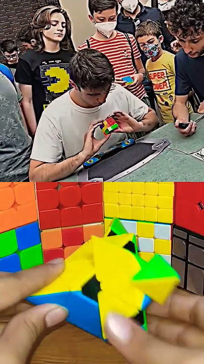 Cube solve in 0.26 second 🤯 #shorts #shortsfeed