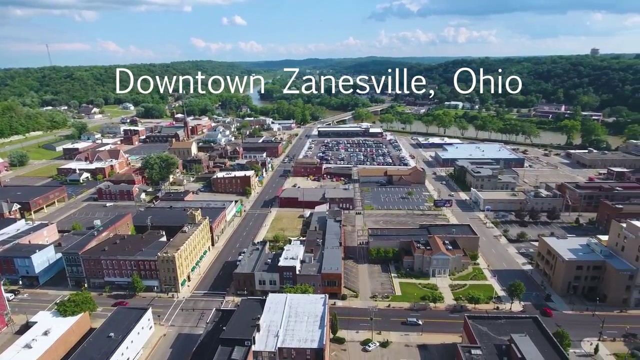 Downtown Zanesville, Ohio in 4k - YouTube