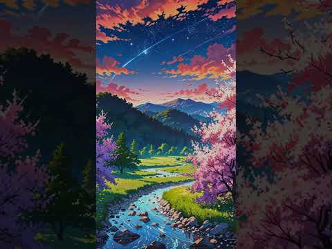 Beautiful Sakura trees