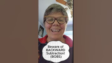 Beware of Backward Subtraction #math  #mathclass #subtraction #matheducation  #education #grade5