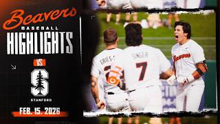 Oregon State Baseball Highlights: 2/15/26 vs. Stanford