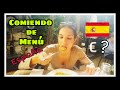 PROBANDO COMIDA DE RESTAURANTE EN ESPAÑA. ¡Así son los menús!