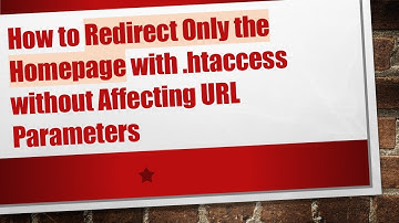 How to Redirect Only the Homepage with .htaccess without Affecting URL Parameters