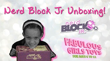 Nerd Block Jr Girls August 2015 Unboxing - Shopkins, LEGO, Cut the Rope & More