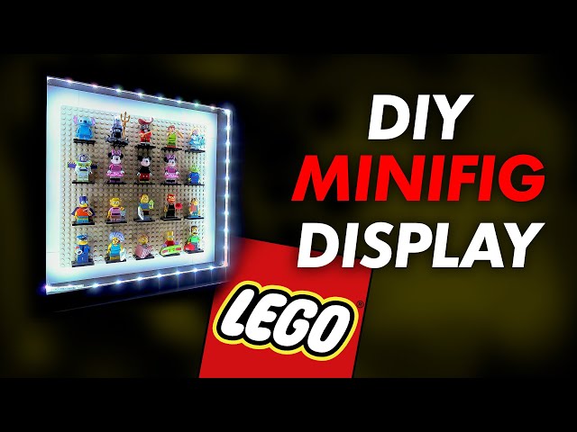 Baroque Style Lego Minifigure Display Frame · How To Make A Lego