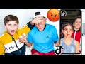 STRICT Dad Reacts To 11 Year Old Daughter’s TikTok's!! **GROUNDED** | Familia Diamond