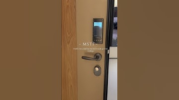 MSTI M8 Embedded Smart Lock – Multi-point Motorized Mortise for Premium Security