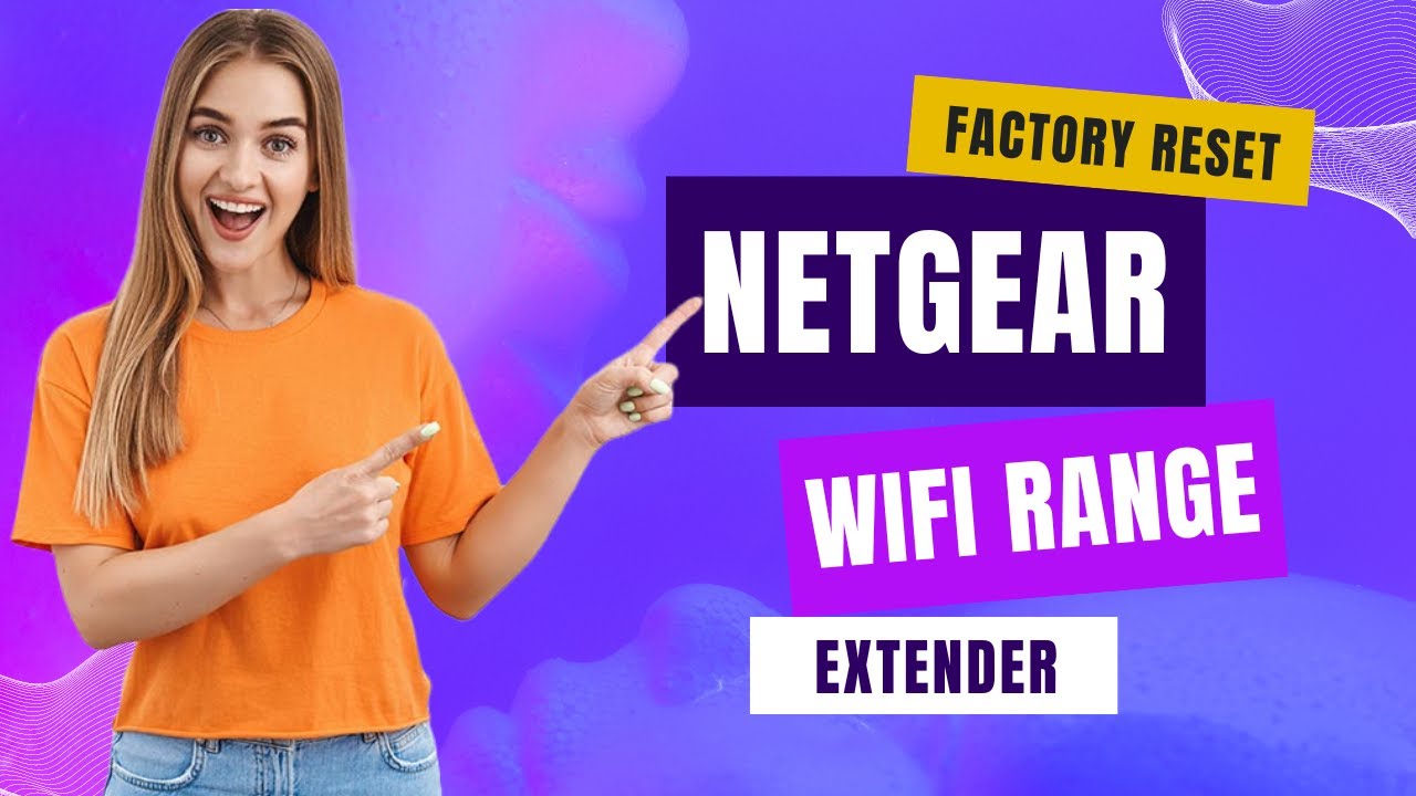 Factory reset on my NETGEAR WiFi range extender YouTube